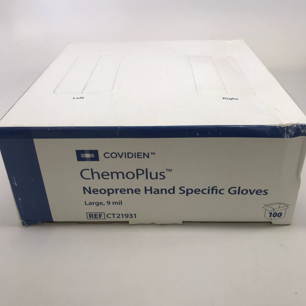 COVIDIEN CT21931 ChemoPlus Neoprene Hand Specific Gloves, Large 9 mil