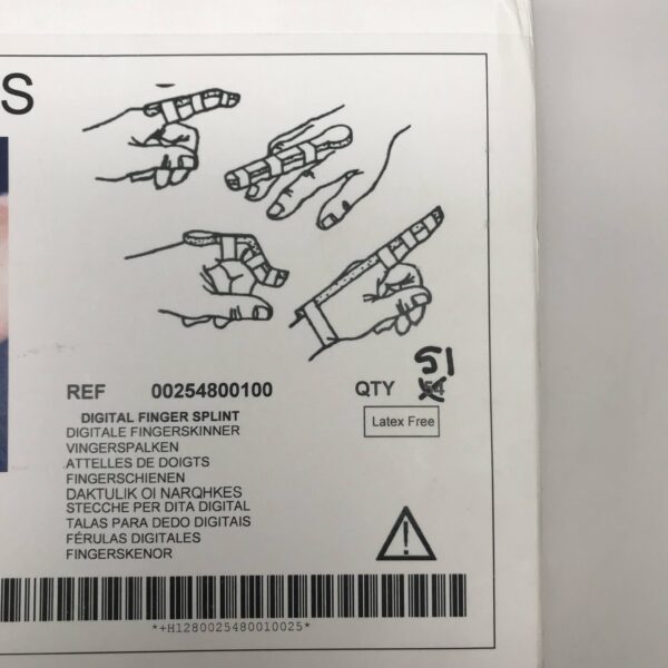 Zimmer 00254800100 BrownMed Inc. Digital Finger Splints (51/box) GB
