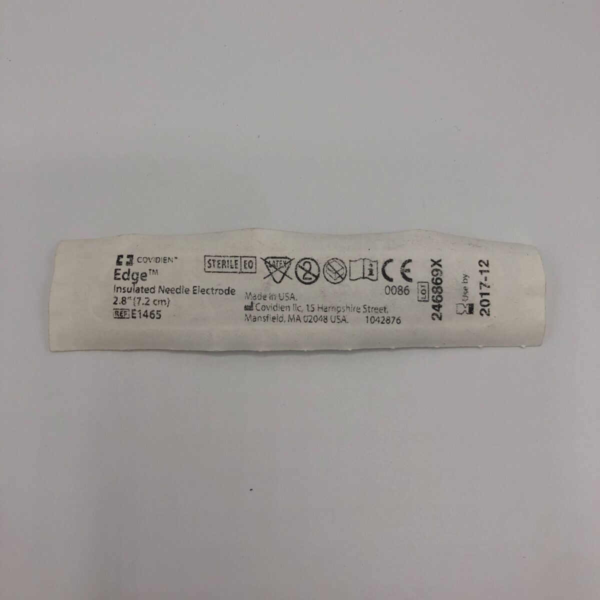 Covidien E1465 Edge Insulated Needle Electrode 2.8″ (7.2 cm) (X 