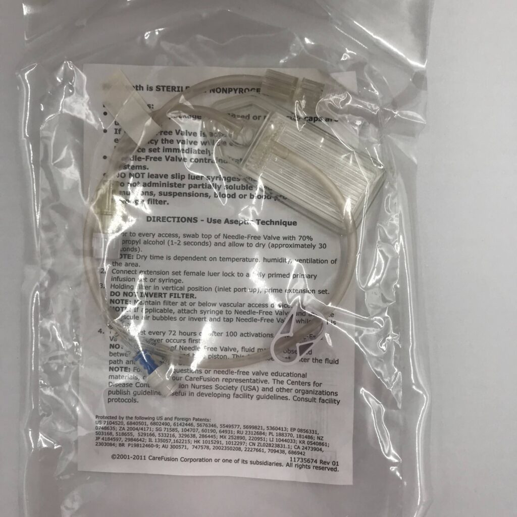 CareFusion 20028E Alaris, SmartSite Extension Set 0.2 Micron Low