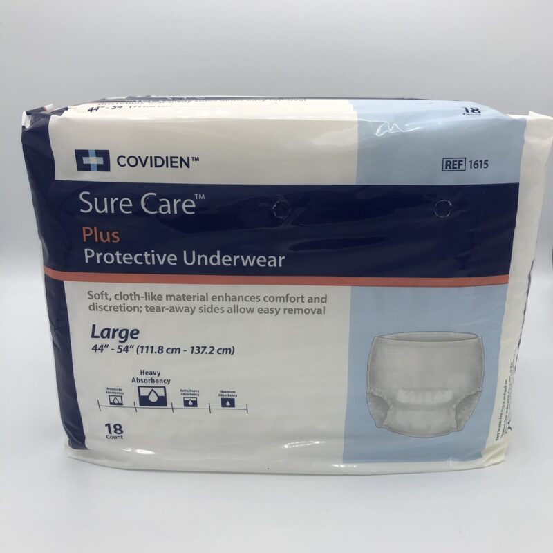 Covidien 1615 Sure Care Protective Underwear Large (Case/4)