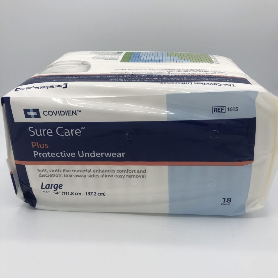 Covidien 1615 Sure Care Protective Underwear Large (Case/4) - GB