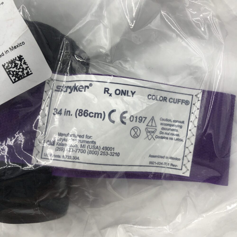 STRYKER 5921034235 Color Cuff Disposable Tourniquet Cuff, Single