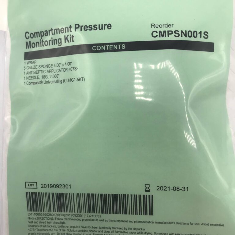 Centurion CMPSN001 Compartment Pressure Monitoring Kit (x) GB TECH USA