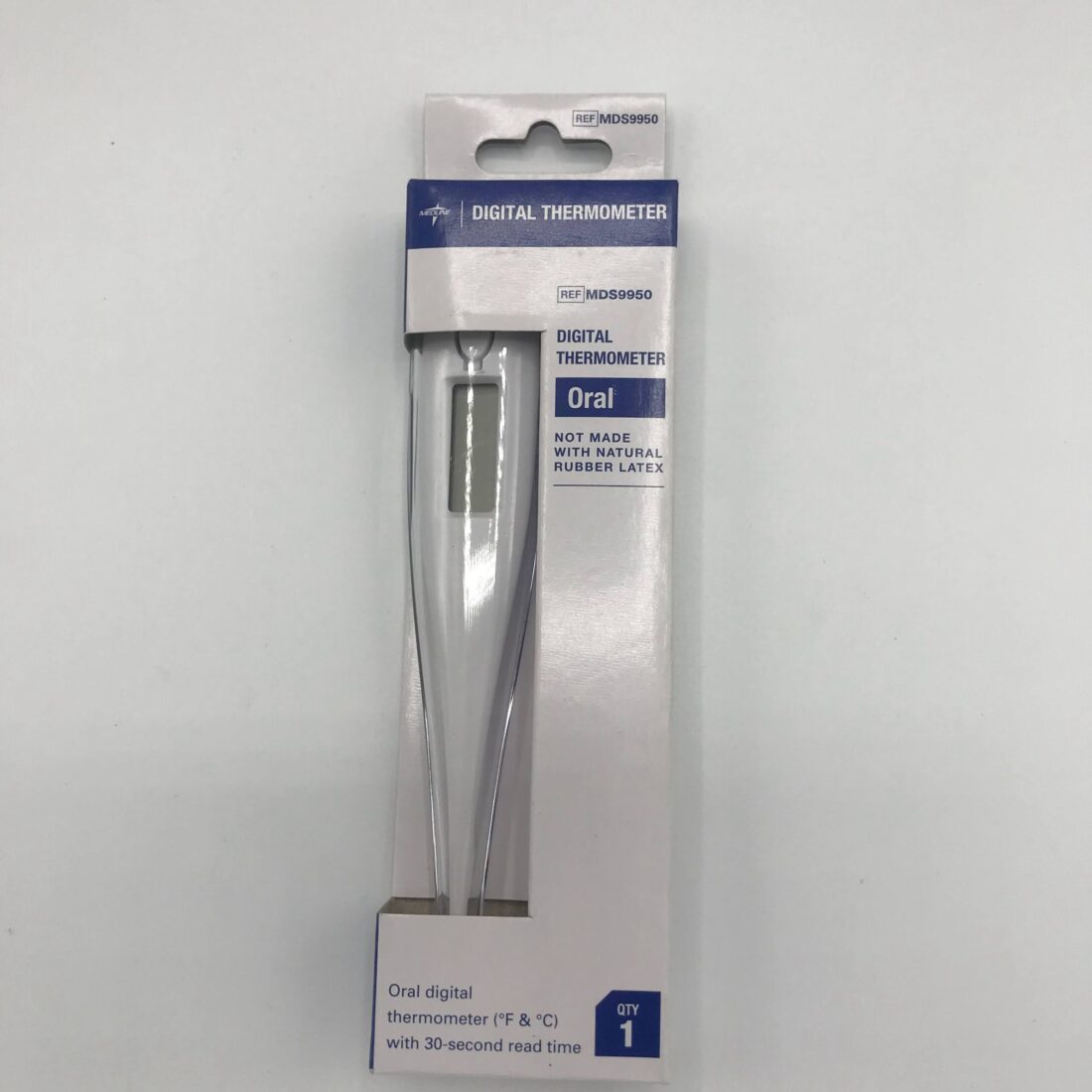 Medline MDS9950 Oral Digital Thermometer (12/box) GB TECH USA