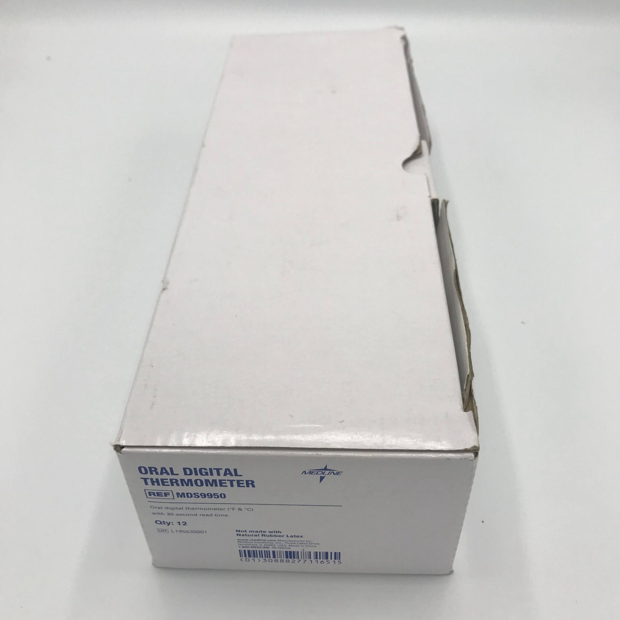 Medline MDS9950 Oral Digital Thermometer (12/box) GB TECH USA