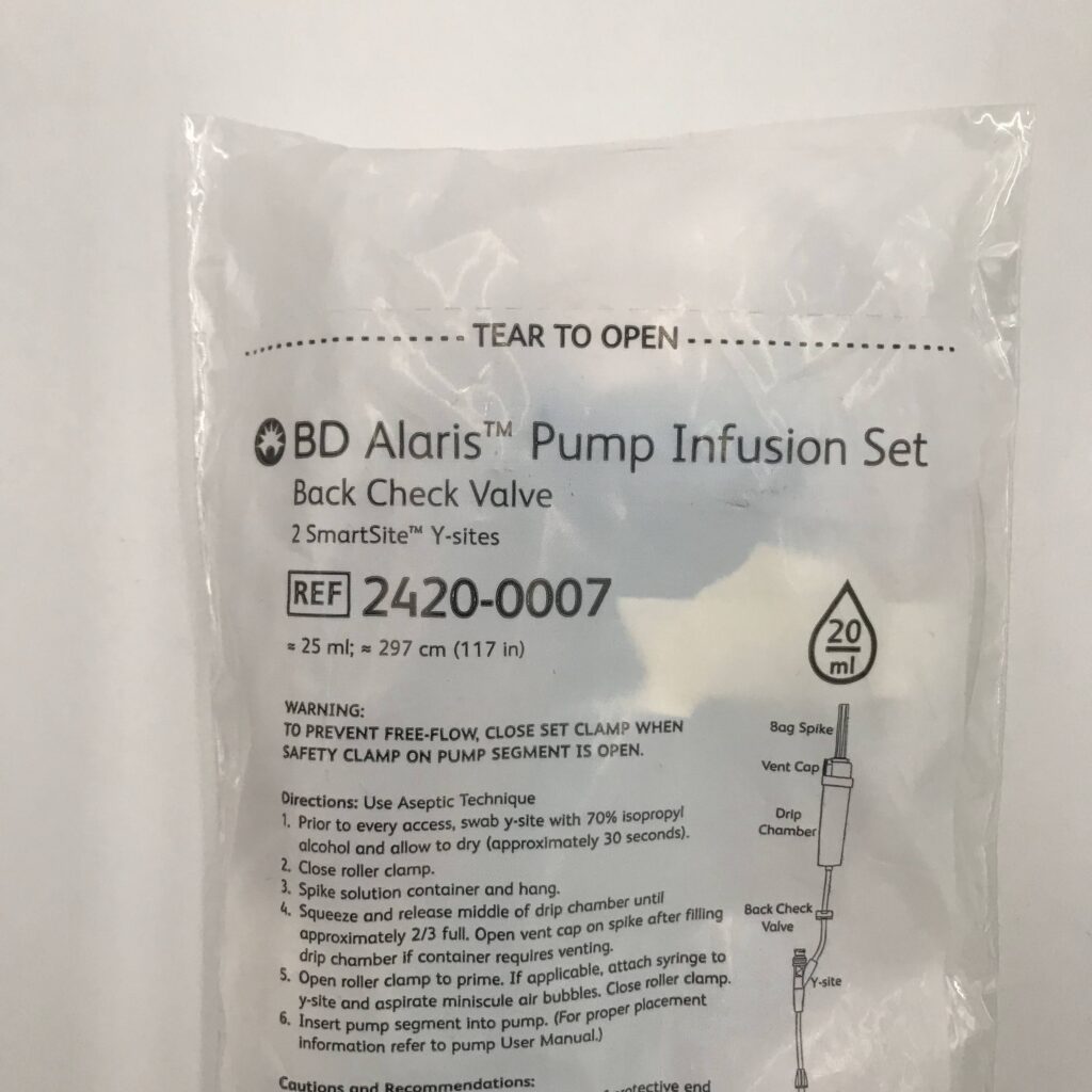 BD 24200007 Alaris Pump Infusion Set (X) GB TECH USA