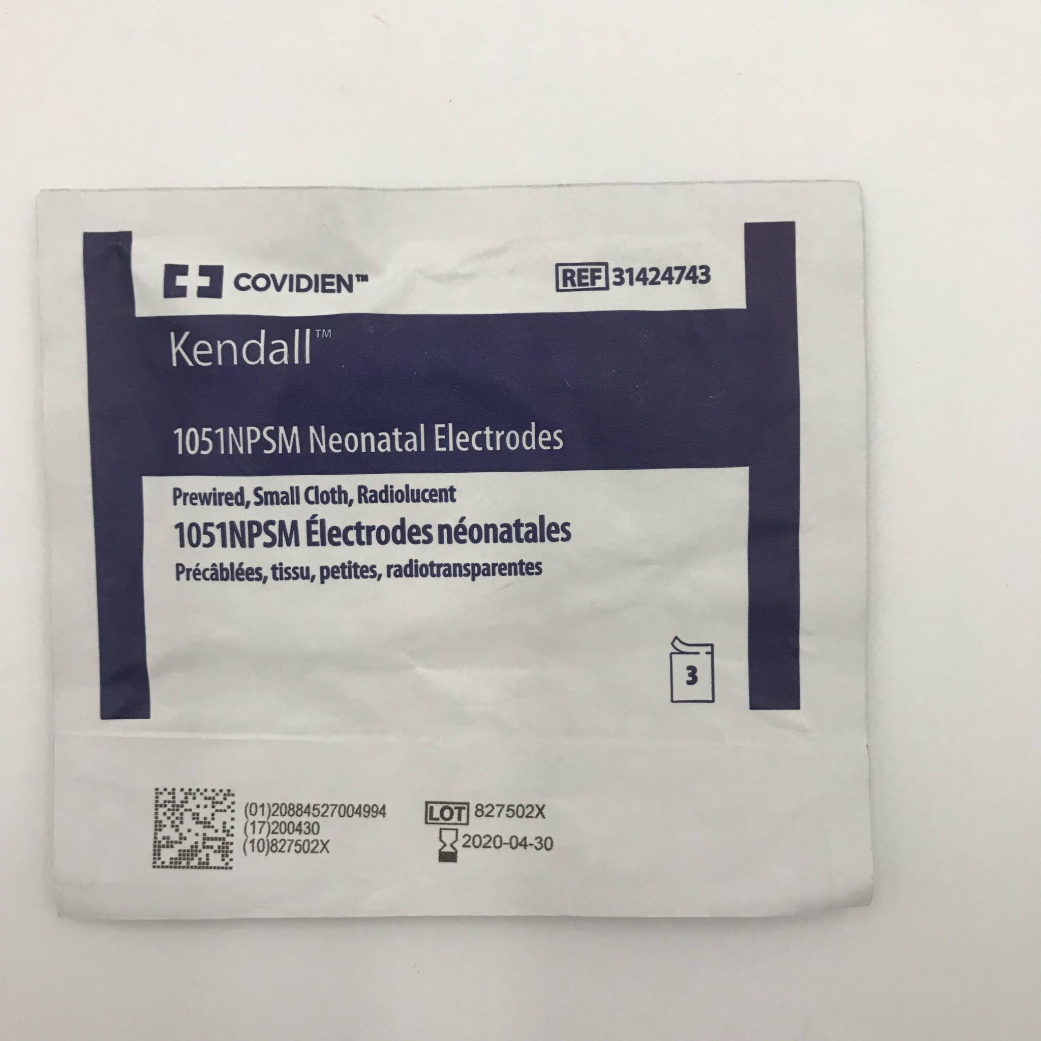COVIDIEN 31424743 Kendall Neonatal Electrodes, Small (3/Pkg)(x) GB
