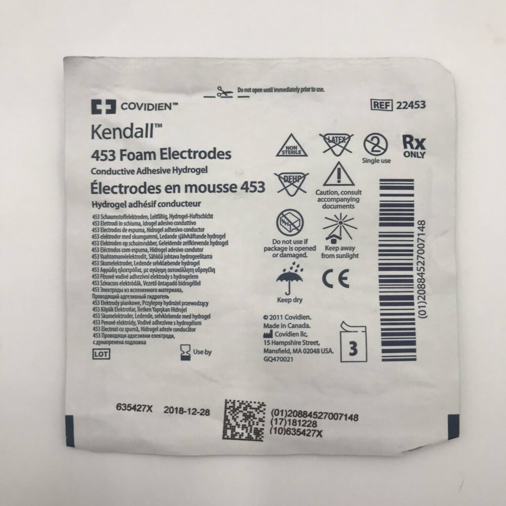 Covidien 22453 Kendall Foam Electrodes (x) GB TECH USA