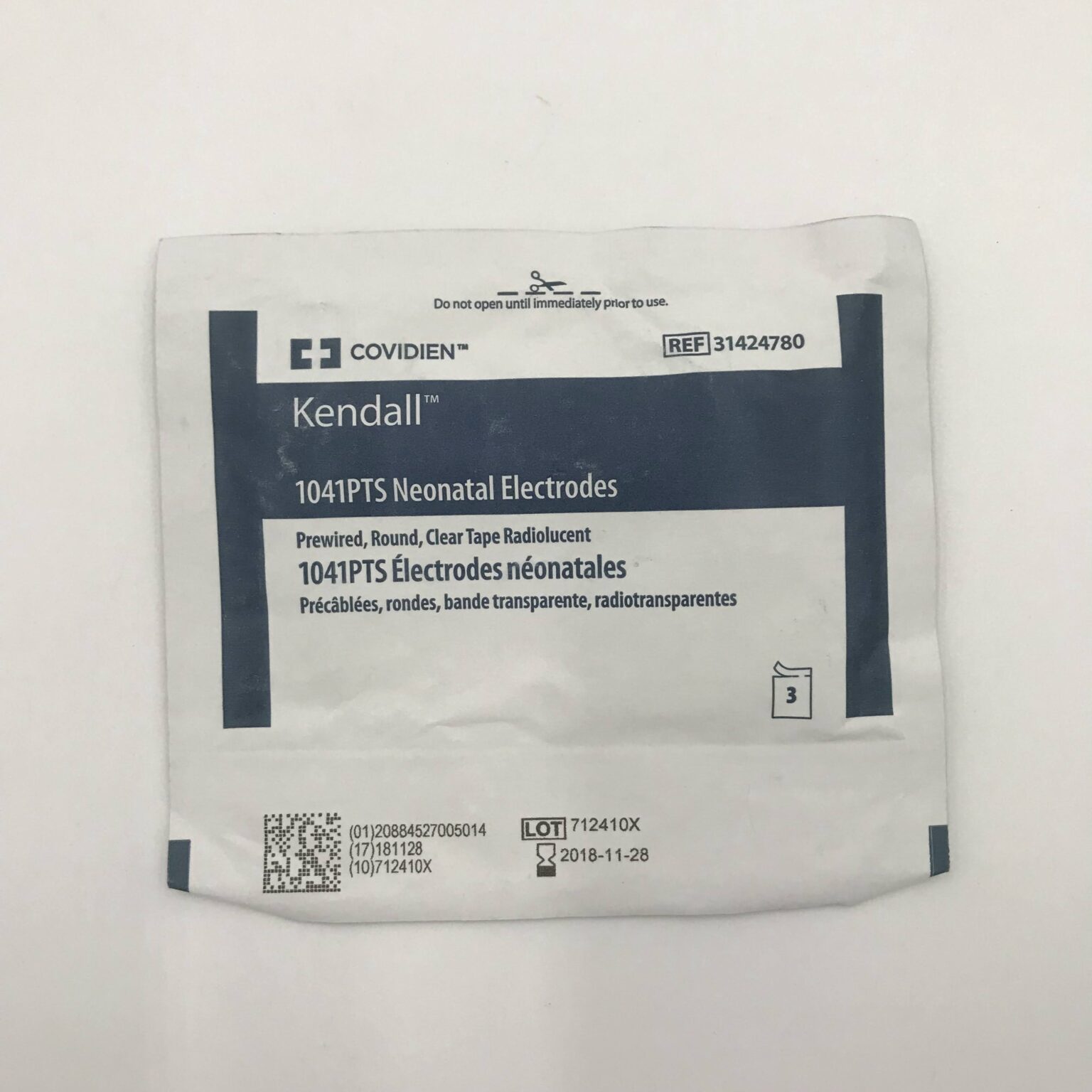 COVIDIEN 31424780 Kendall Neonatal Electrodes, Round (3/Pkg)(x) GB