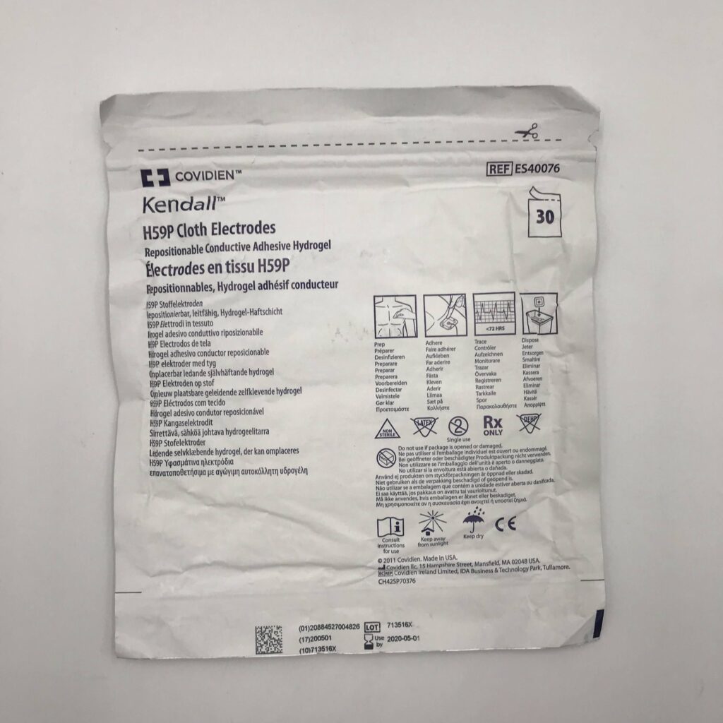 Covidien ES40076 Kendall Cloth Electrodes (x) GB TECH USA