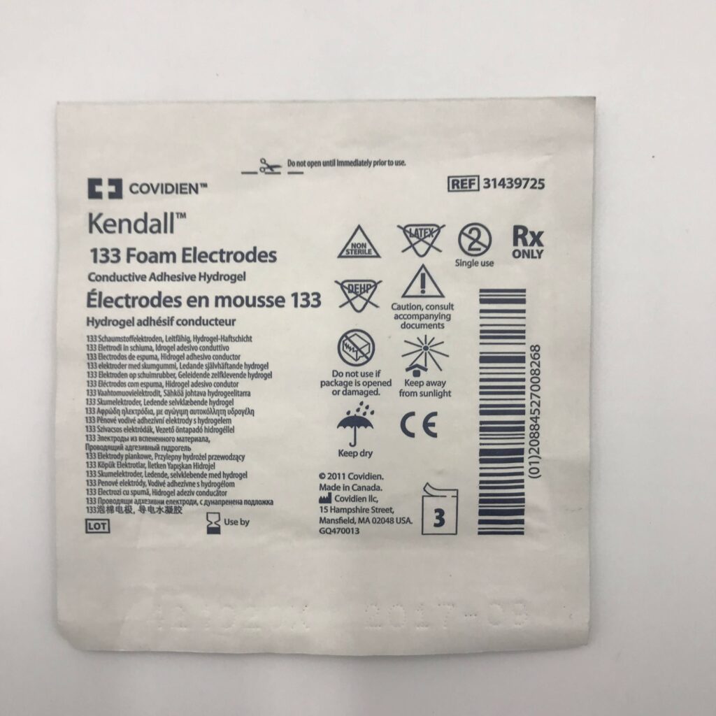 COVIDIEN 31439725 Kendall 133 Foam Electrodes (X) GB TECH USA