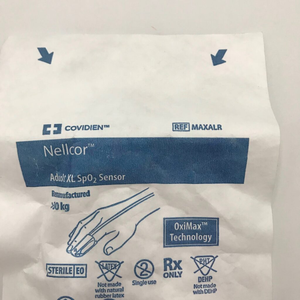 Covidien MAXALR Nellcor Adult Sp02 Sensor, XL (x) GB TECH USA
