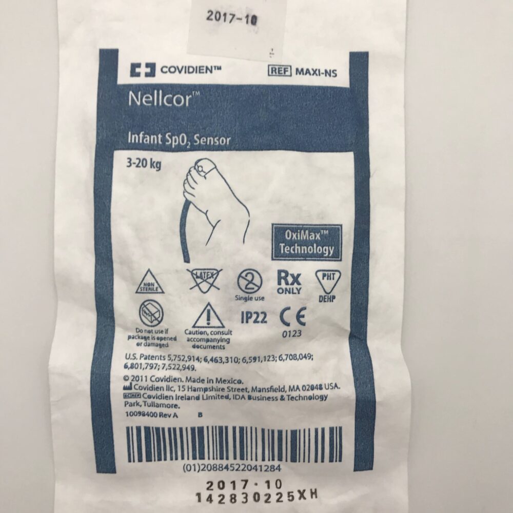 Covidien MAXI-NS Nellcor Infant Sp02 Sensor (x) - GB TECH USA