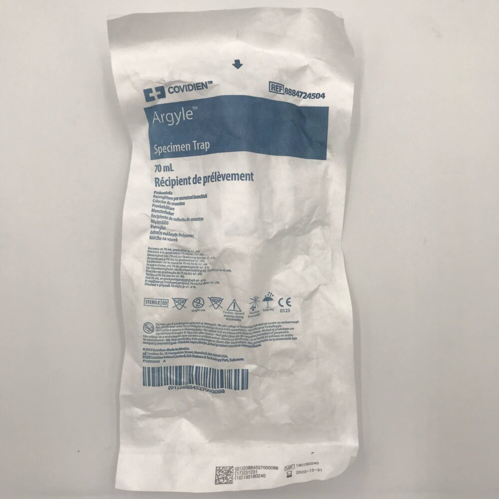 Covidien 8884724504 Argyle Specimen Trap, 70mL - GB TECH USA 