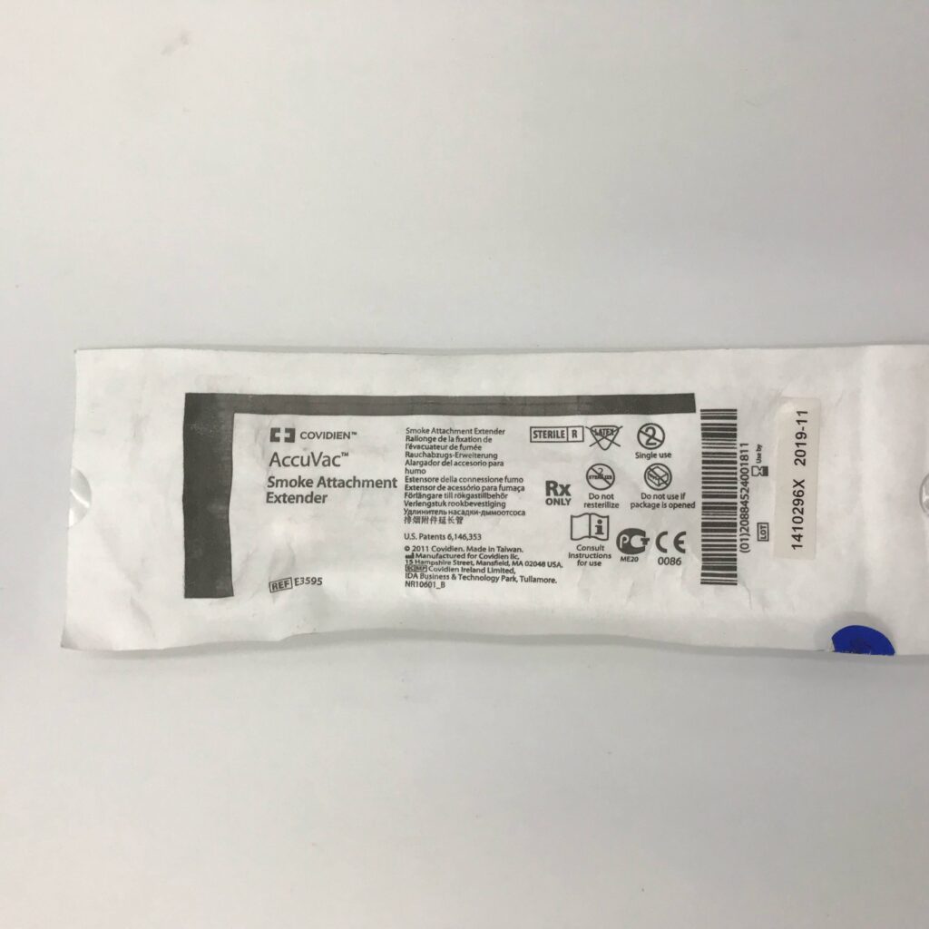Covidien E3595 AccuVac Smoke Attachment Extender (x) GB TECH USA