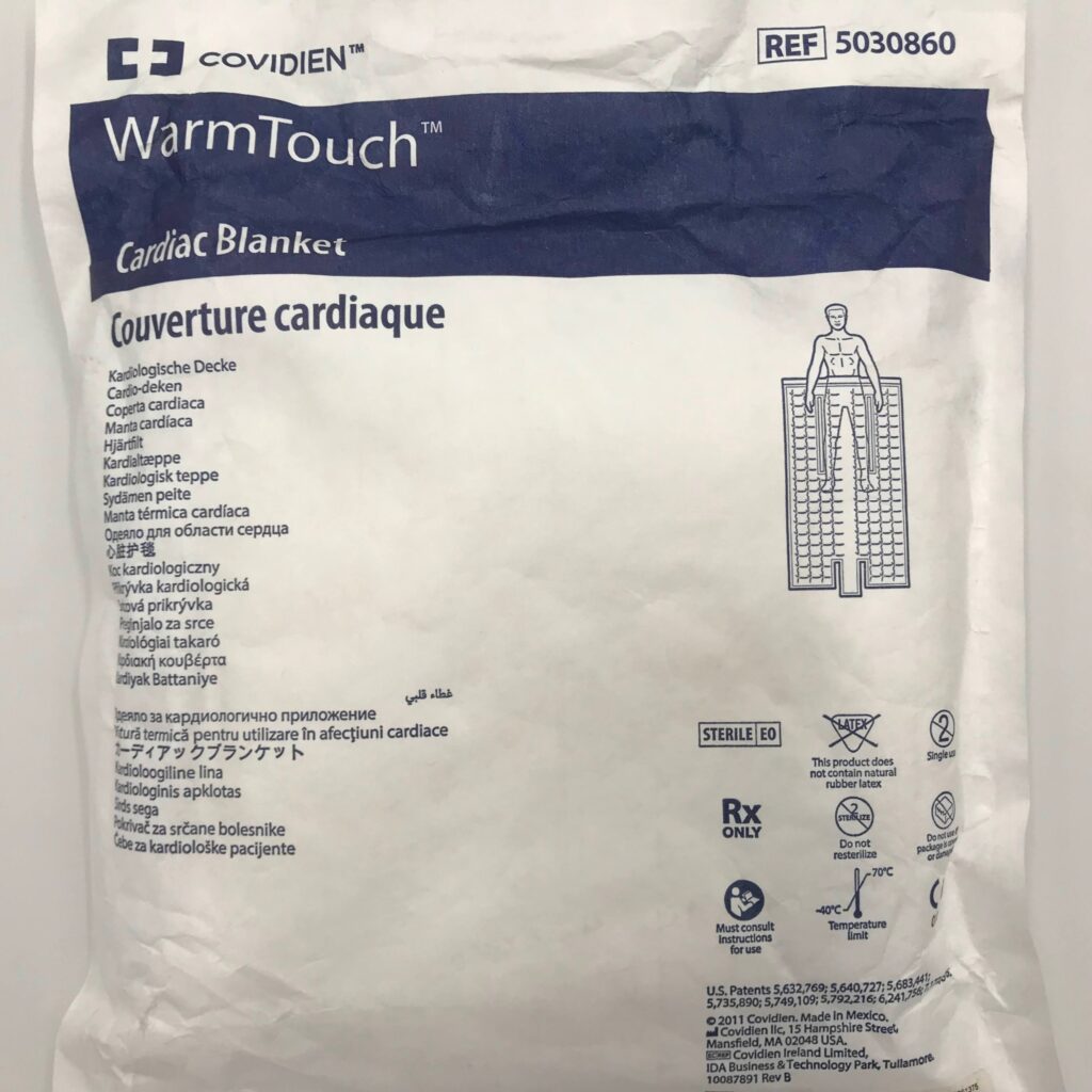 Covidien 5030860 Warm Touch Cardiac Blanket (x) GB TECH USA
