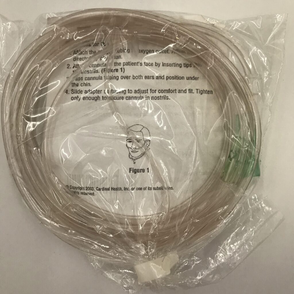 CardinalHealth 001312 AirLife Nasal Oxygen Cannula, 7in Tubing (50/Case