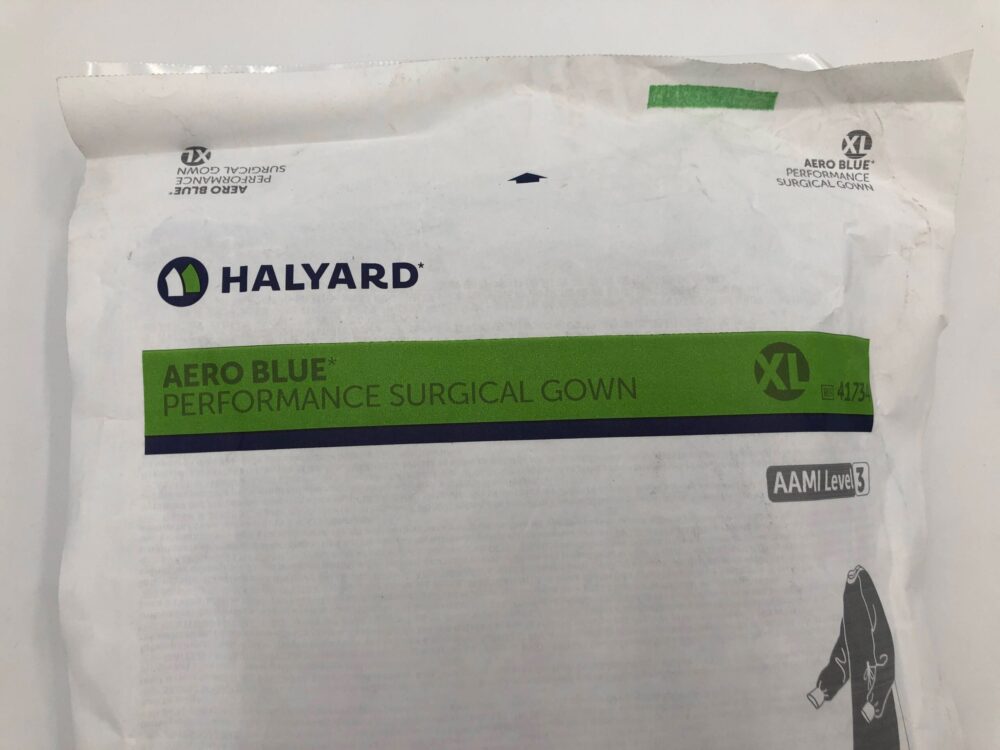 Blouse Chirurgicale Halyard Ultra Performance - Niveau AAMI 3, Taille S, Bleu, Lot De 48 Pièces