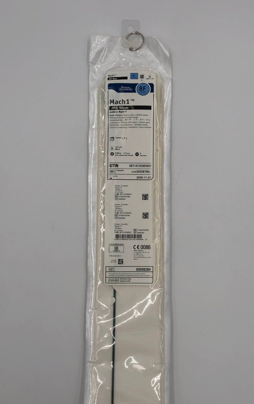 Boston Scientific 34358708 Mach1 JR4 90cm Judkins Right 4 Guide