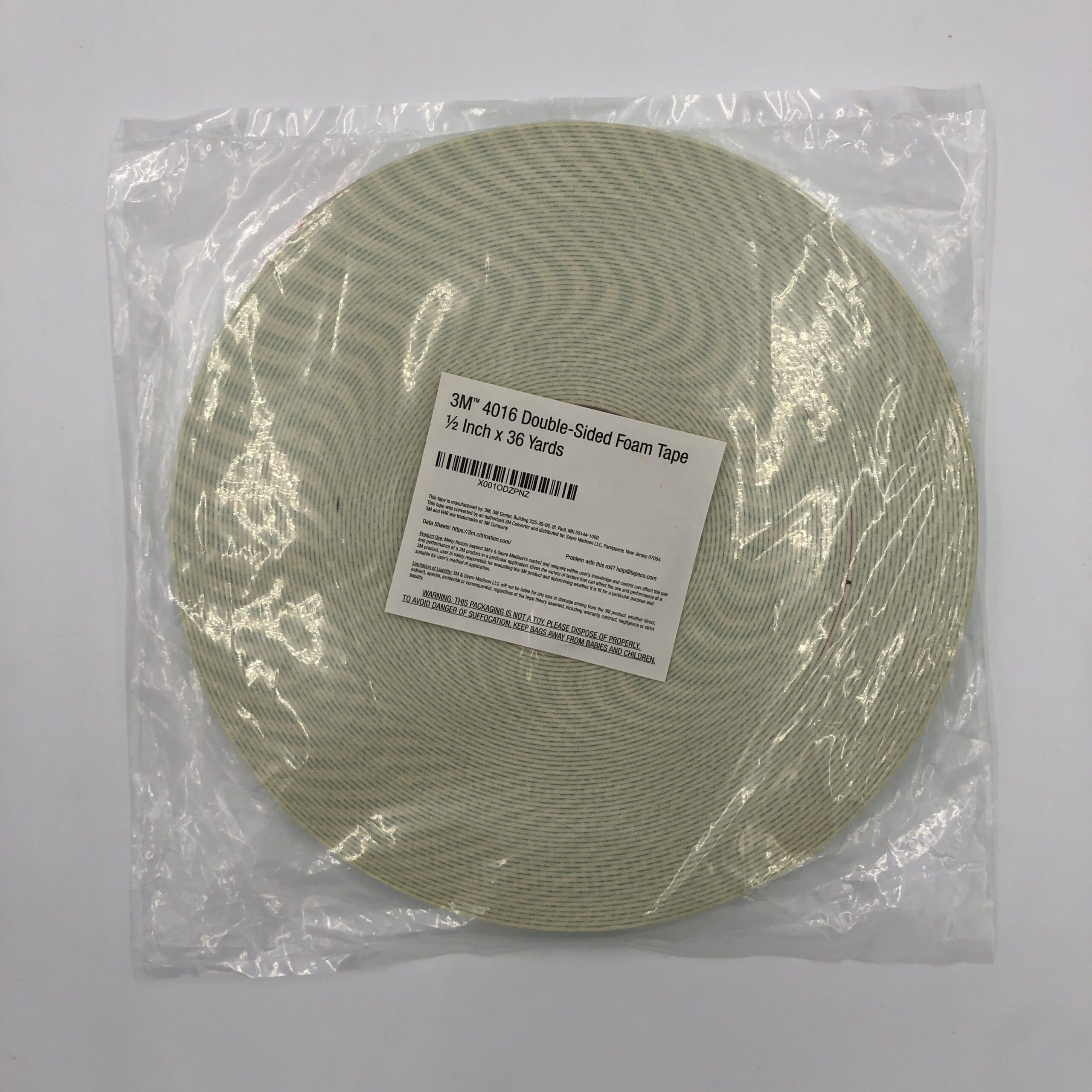 3M 4466 Double Sided Foam Tape, 1/16 Thick - 1/2 x 36 yds. for $22.86  Online