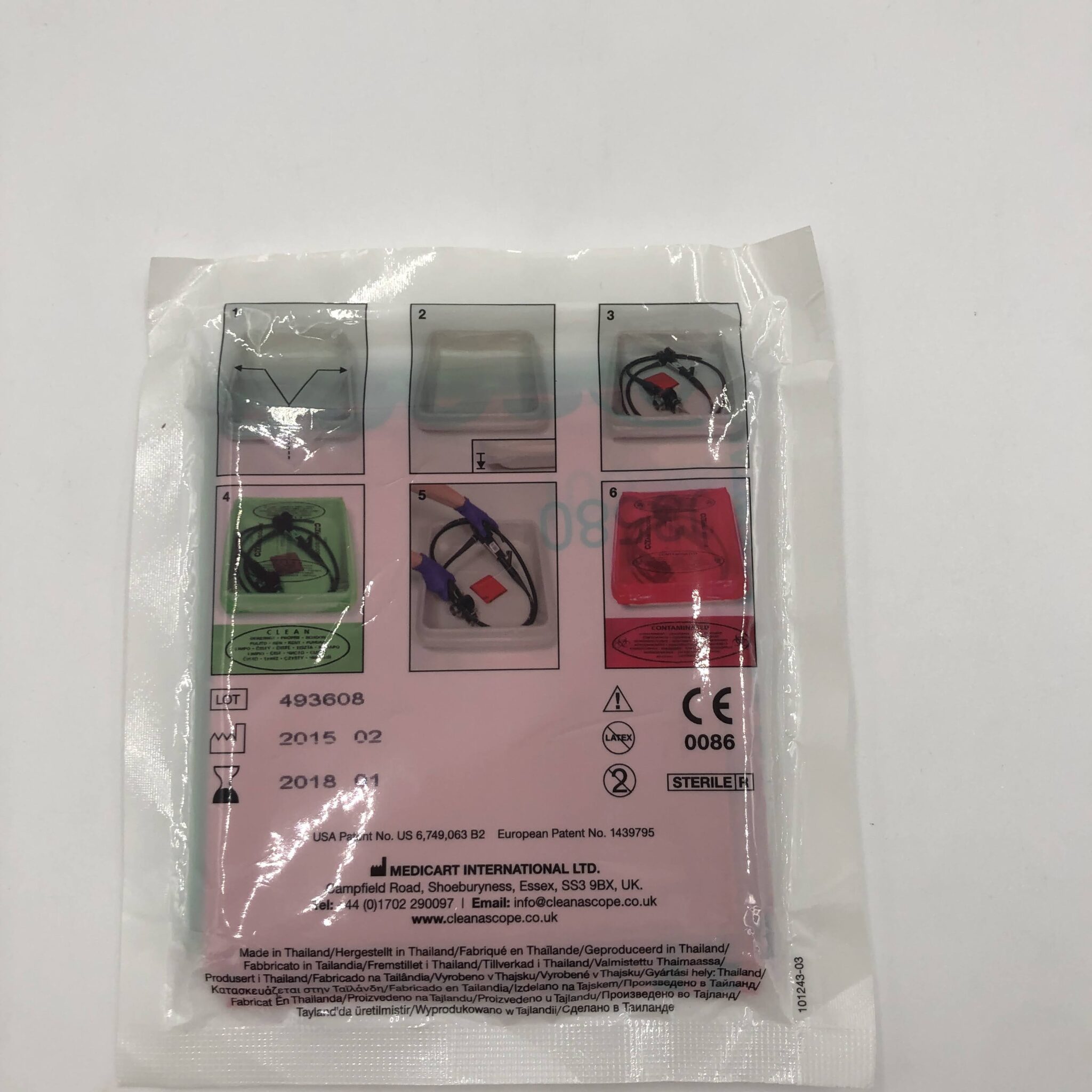 Medicart International 103580 Clean a scope Sterile Tray Liner (X) GB