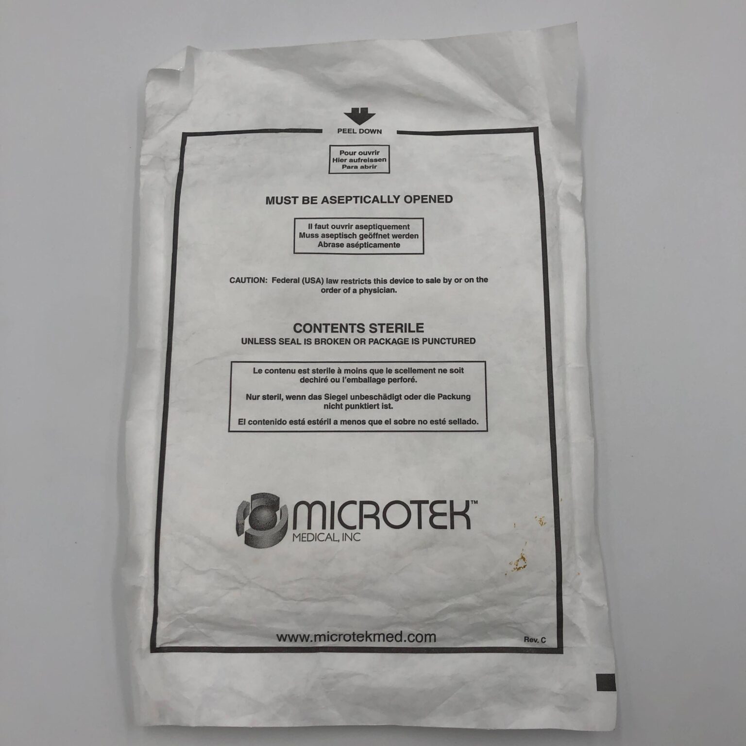 MICROTEK MEDICAL 4955 XRay Cassette Drape 24″x40″ (61cm x 102cm) (X