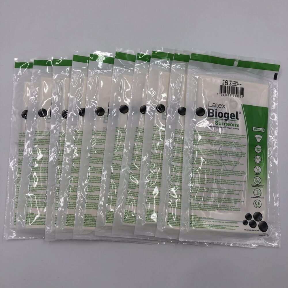 MOLNLYCKE 30460 Biogel Surgical Gloves, Size 6 (Lot/10)(X) - GB 