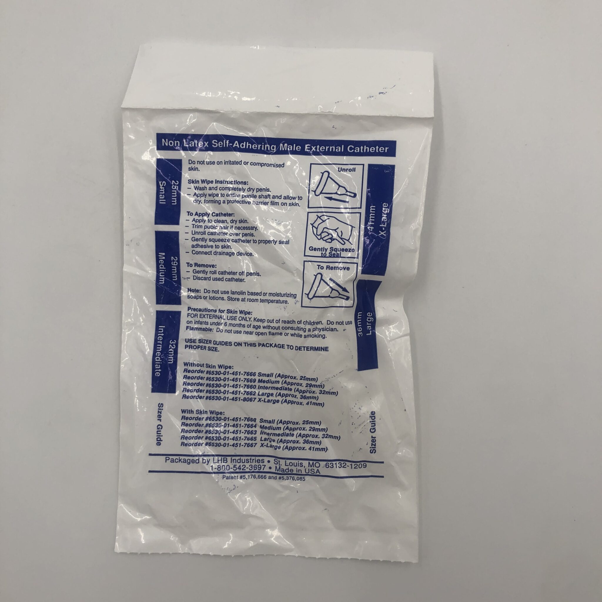 ROCHESTER 6530014517666 SelfAdhering Male External Catheter