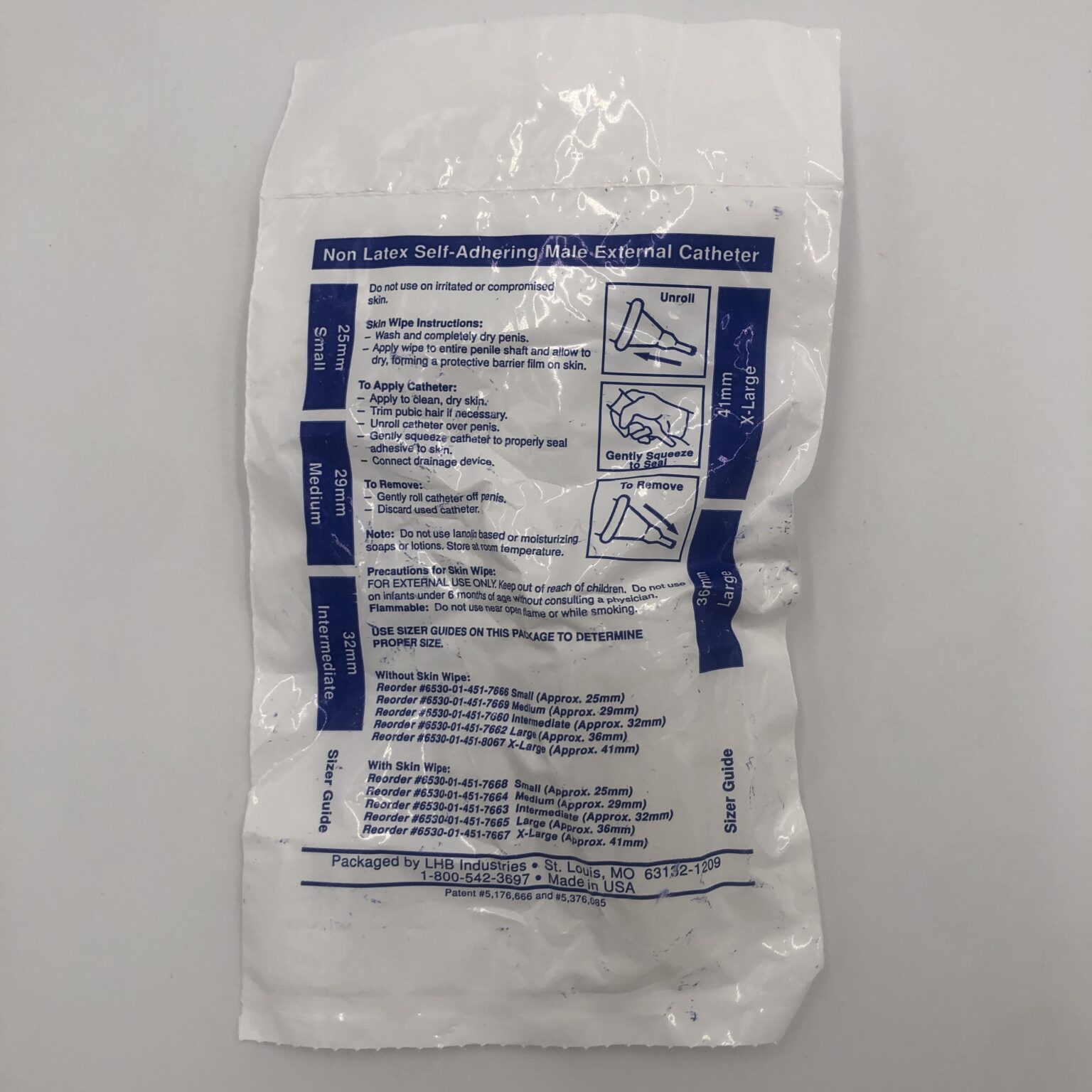 ROCHESTER 6530014517669 Self Adhering Male External Catheter