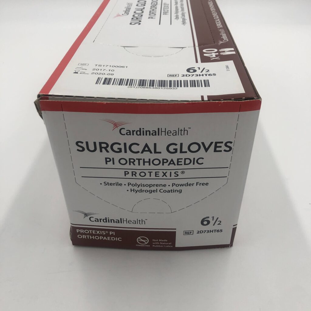 CARDINAL 2D73HT65 Protexis PI Orthopaedic Surgical Gloves, Size 6.5