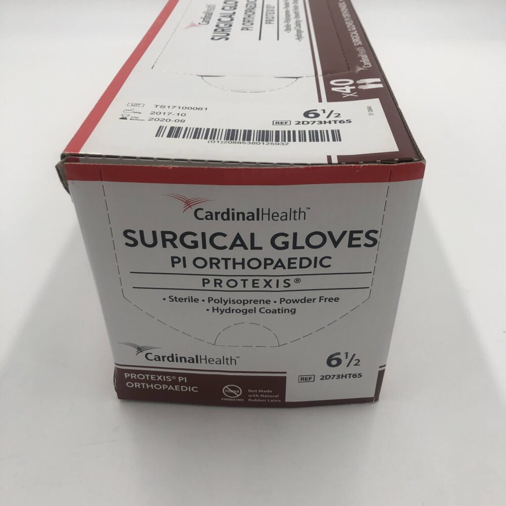 CARDINAL 2D73HT65 Protexis PI Orthopaedic Surgical Gloves, Size 6.5
