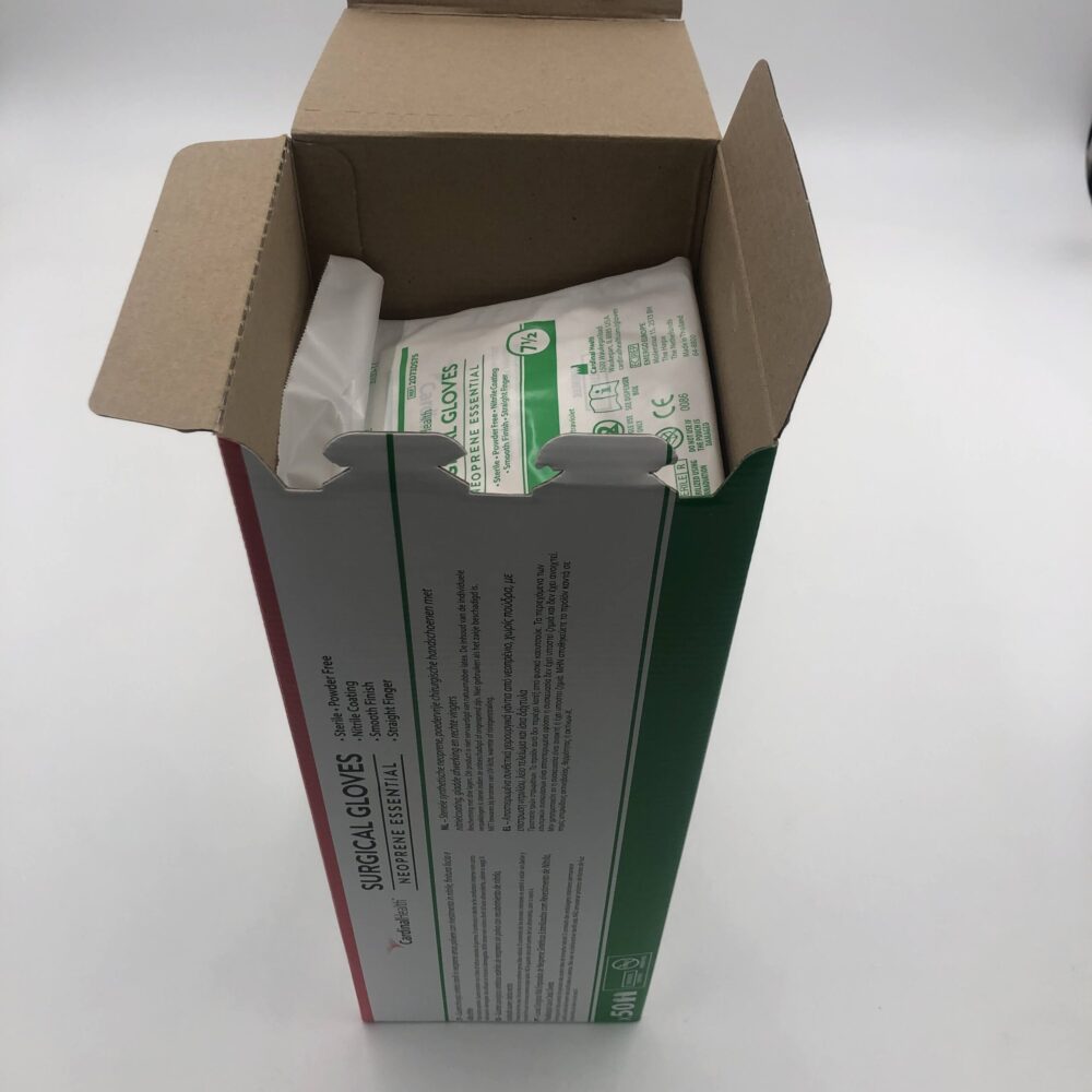 CARDINAL 2D73DS75 Neoprene Essential Surgical Gloves, Size 7.5 (50Pairs/Bx) (X) GB TECH USA