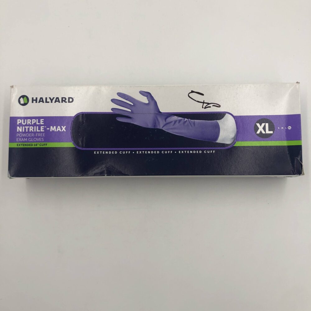 HALYARD 44995 Purple NitrileMax PowderFree Exam Gloves, XL (50/Bx) (X