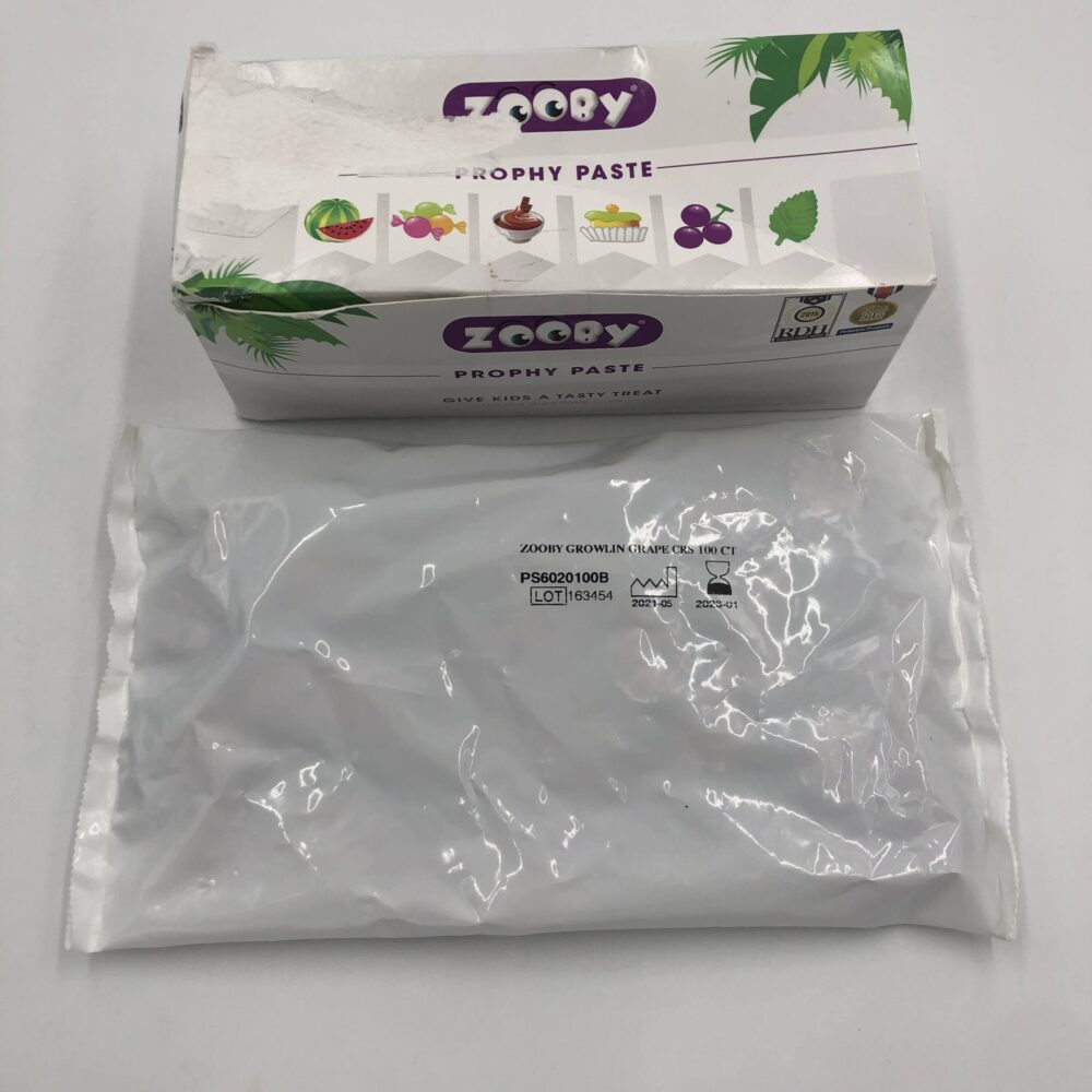 ZOOBY 602010 Prophy Paste Growlin GrrrapeCoarse (100/Bx)(X) GB TECH USA