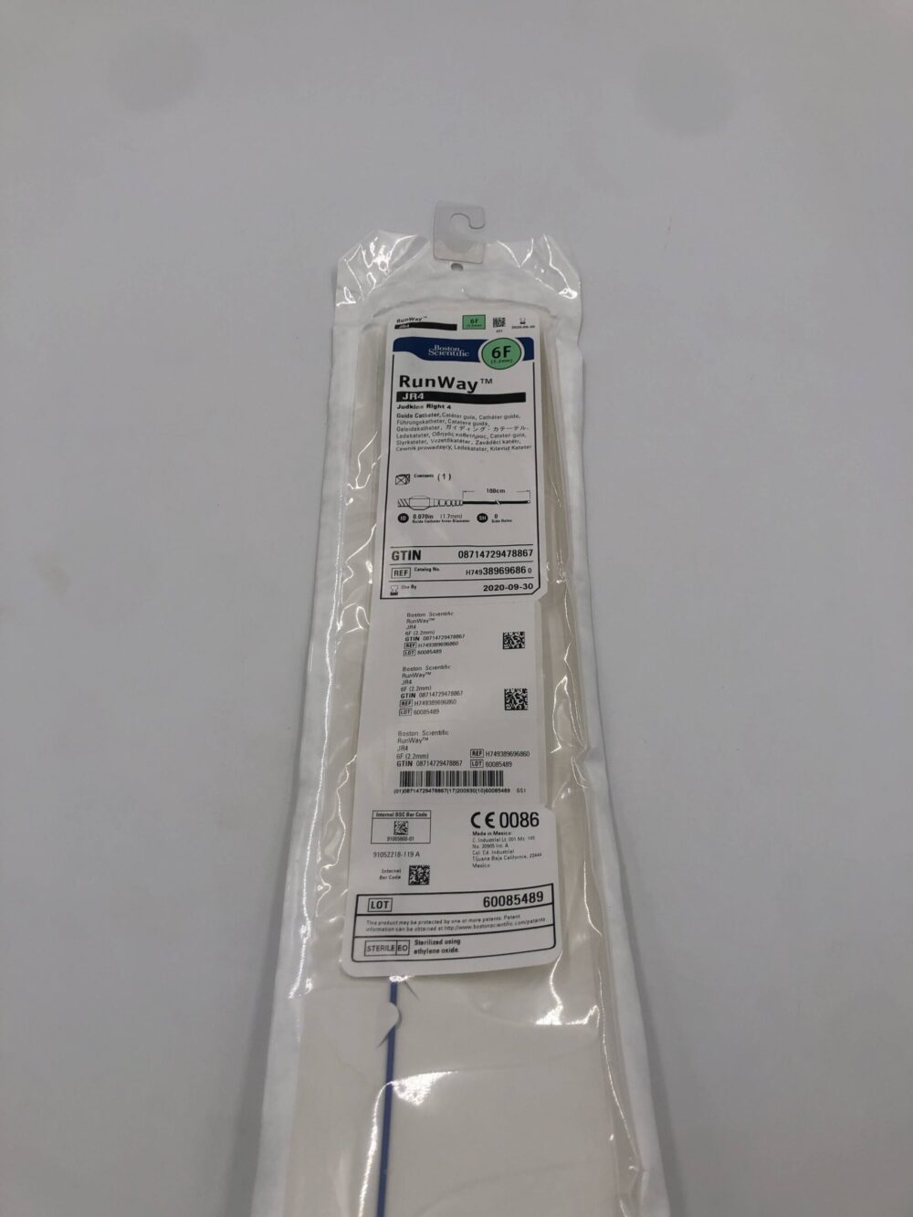 Boston Scientific 38969686 RunWay™ JR4 Judkins Right 4 Guide Catheter