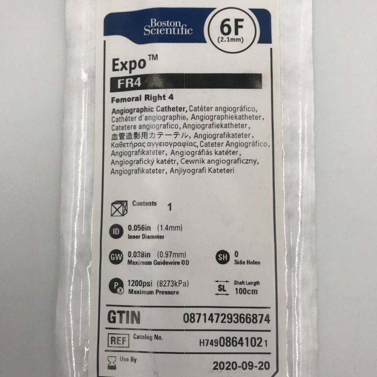 Boston Scientific 0864102 Expo FR4 Femoral Right 4 Angiographic