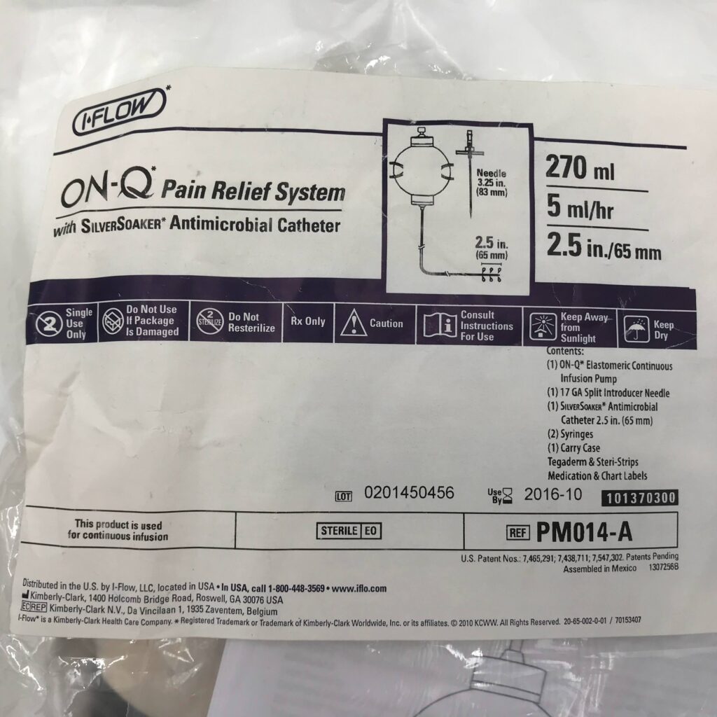 Kimberly Clark PM014A IFlow ONQ Pain Relief System w/SilverSoaker