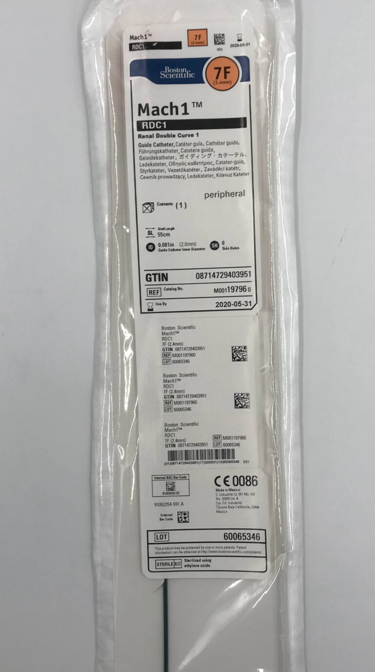 Boston Scientific 19796 Mach 1, RDC1 Renal Double Curve 1 Guide