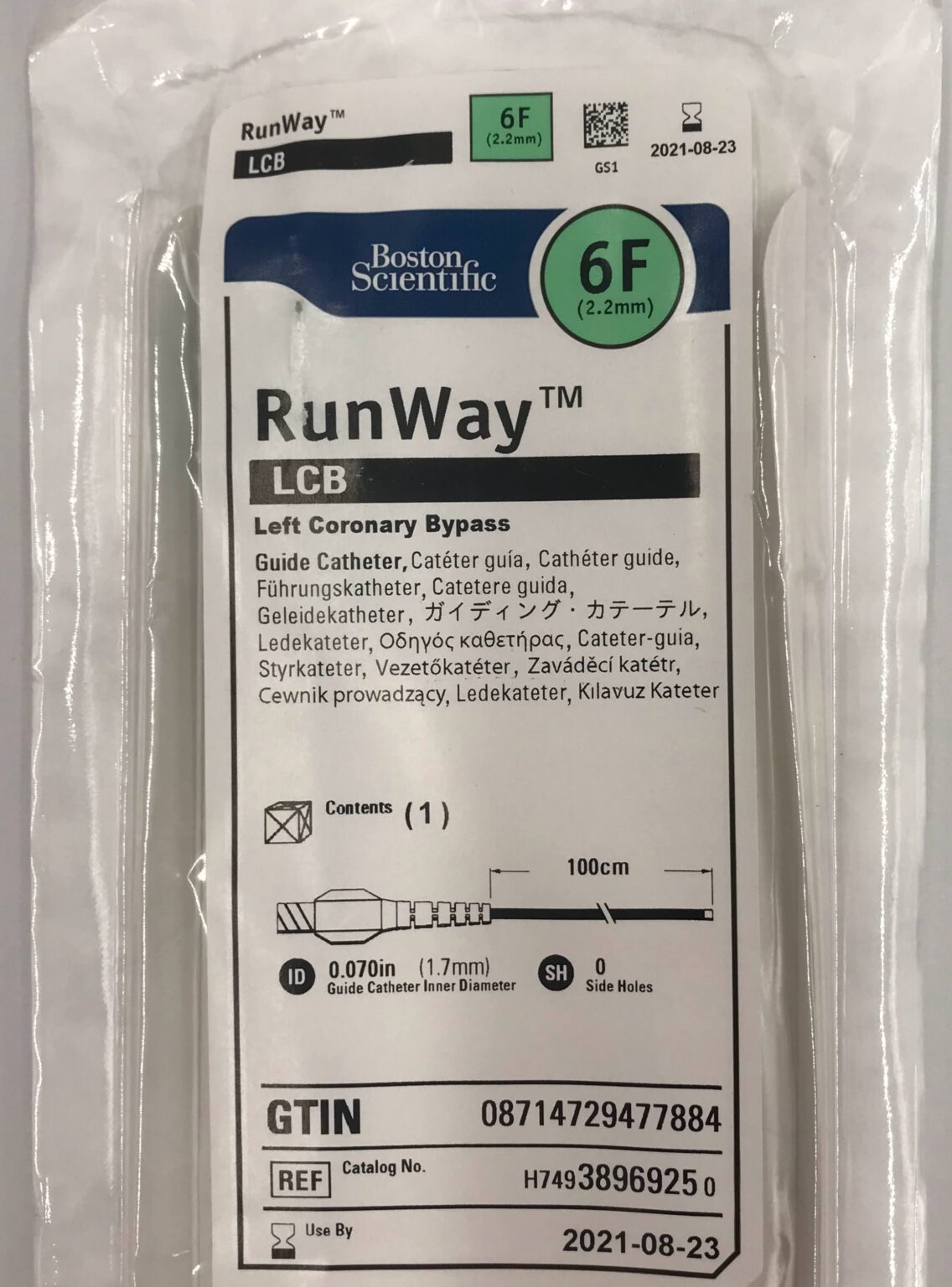 Boston Scientific 3896925 RunWay LCB Left Coronary Bypass, Guide