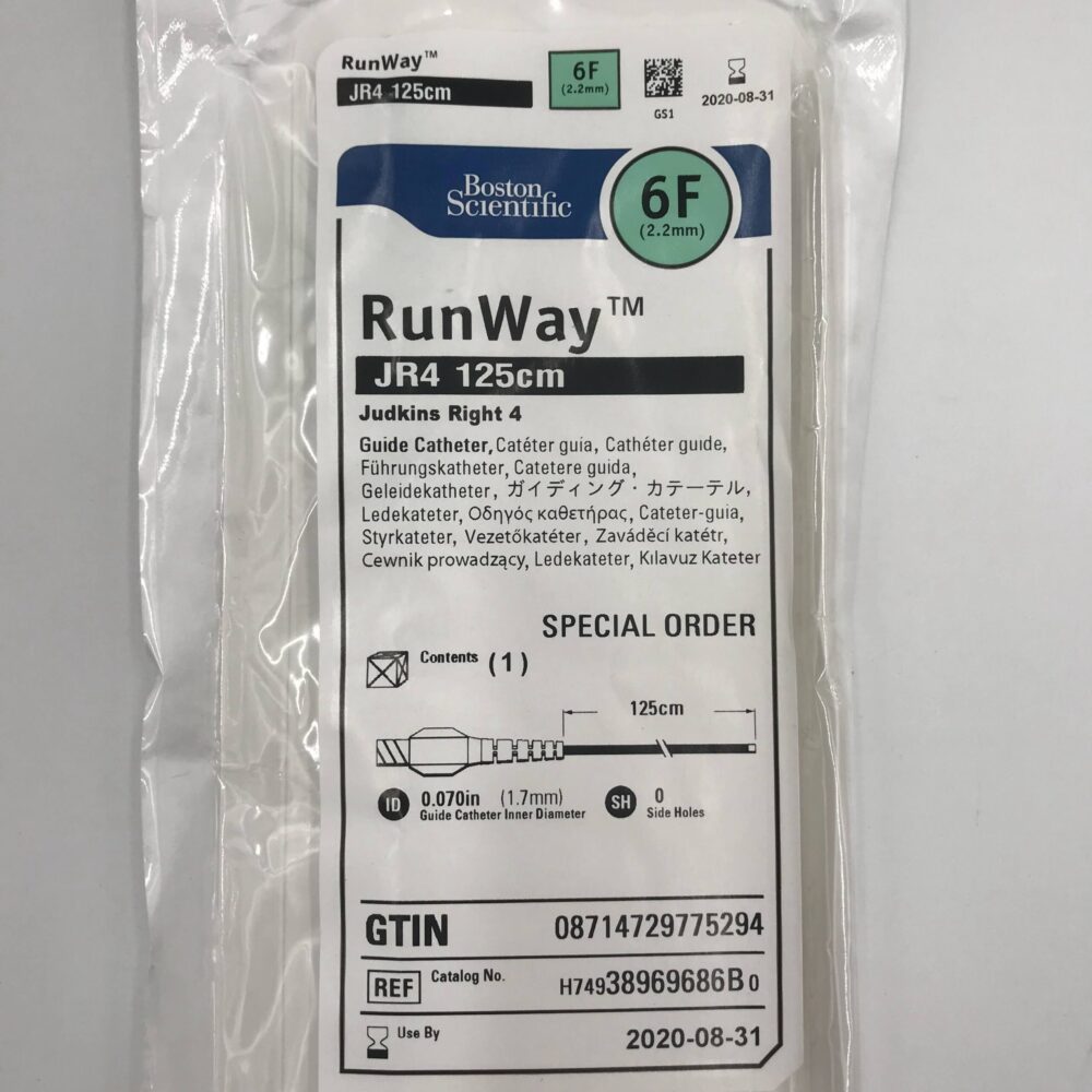 Boston Scientific 38969686B RunWay JR4 125cm Judkins Right 4 Guide
