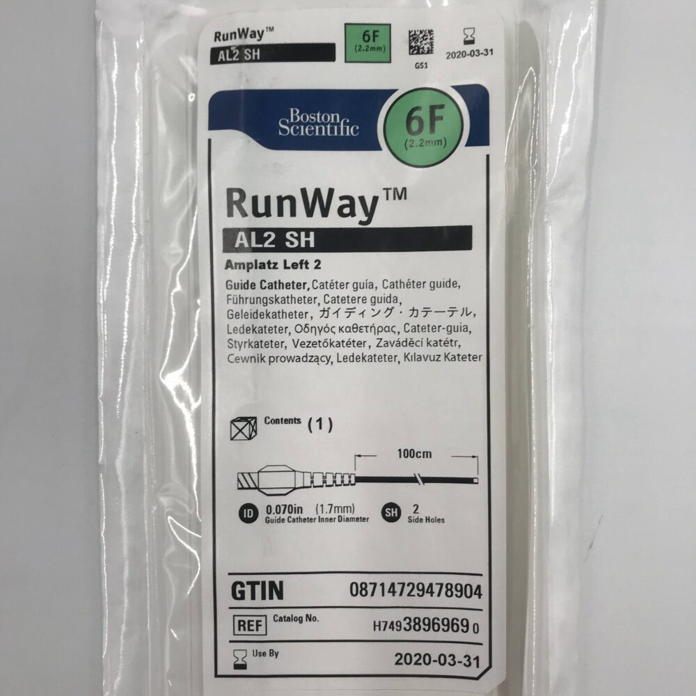Boston Scientific 3896969 RunWay AL2 SH Amplatz Left 2 Guide Catheter