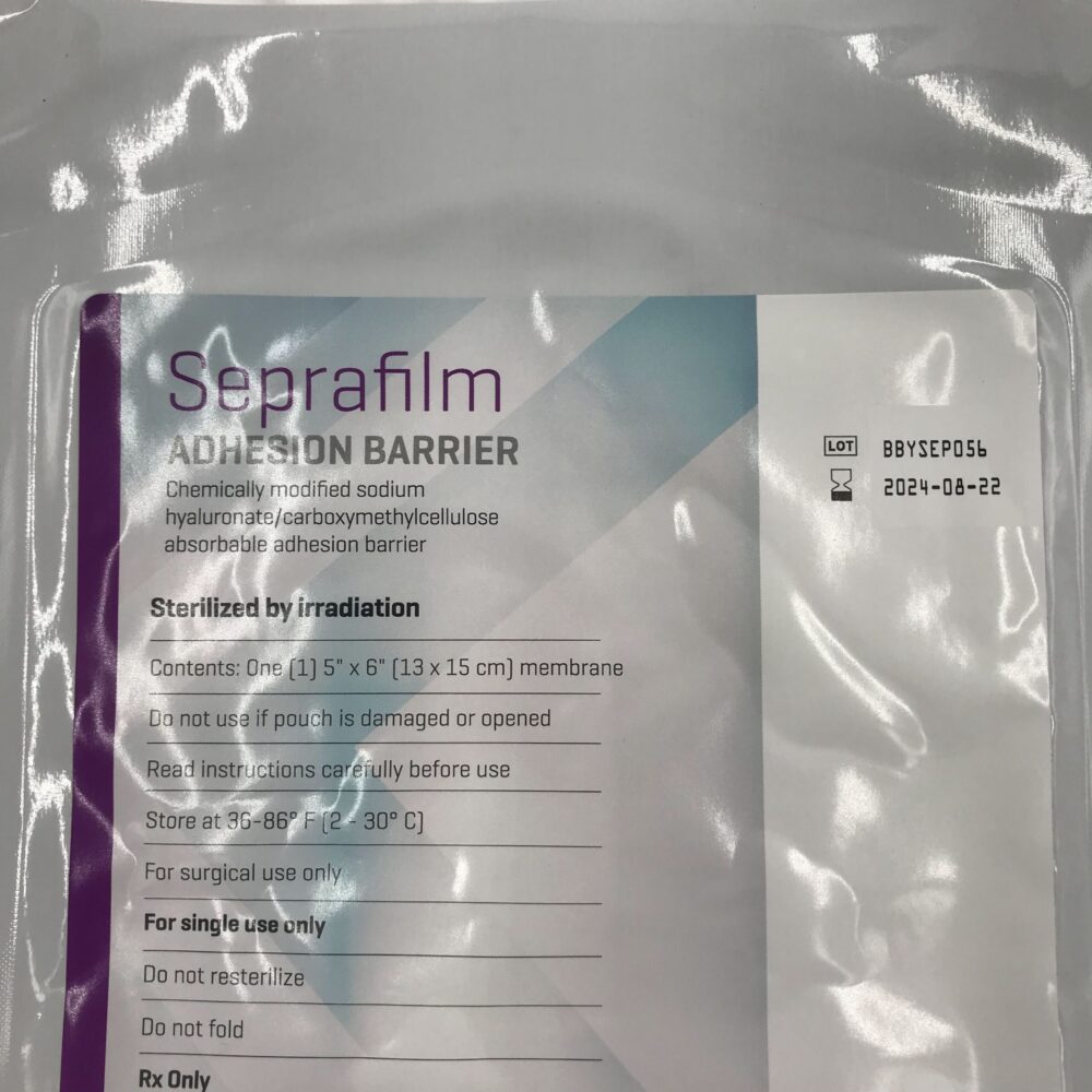 Seprafilm 430102 Adhesion Barrier Sterilized By Irradiation 5″ x 6