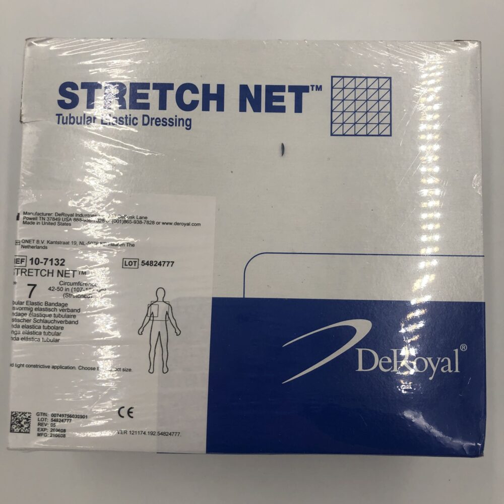 DeRoyal 107132 Stretch Net Tubular Elastic Dressing Size 7 GB TECH USA