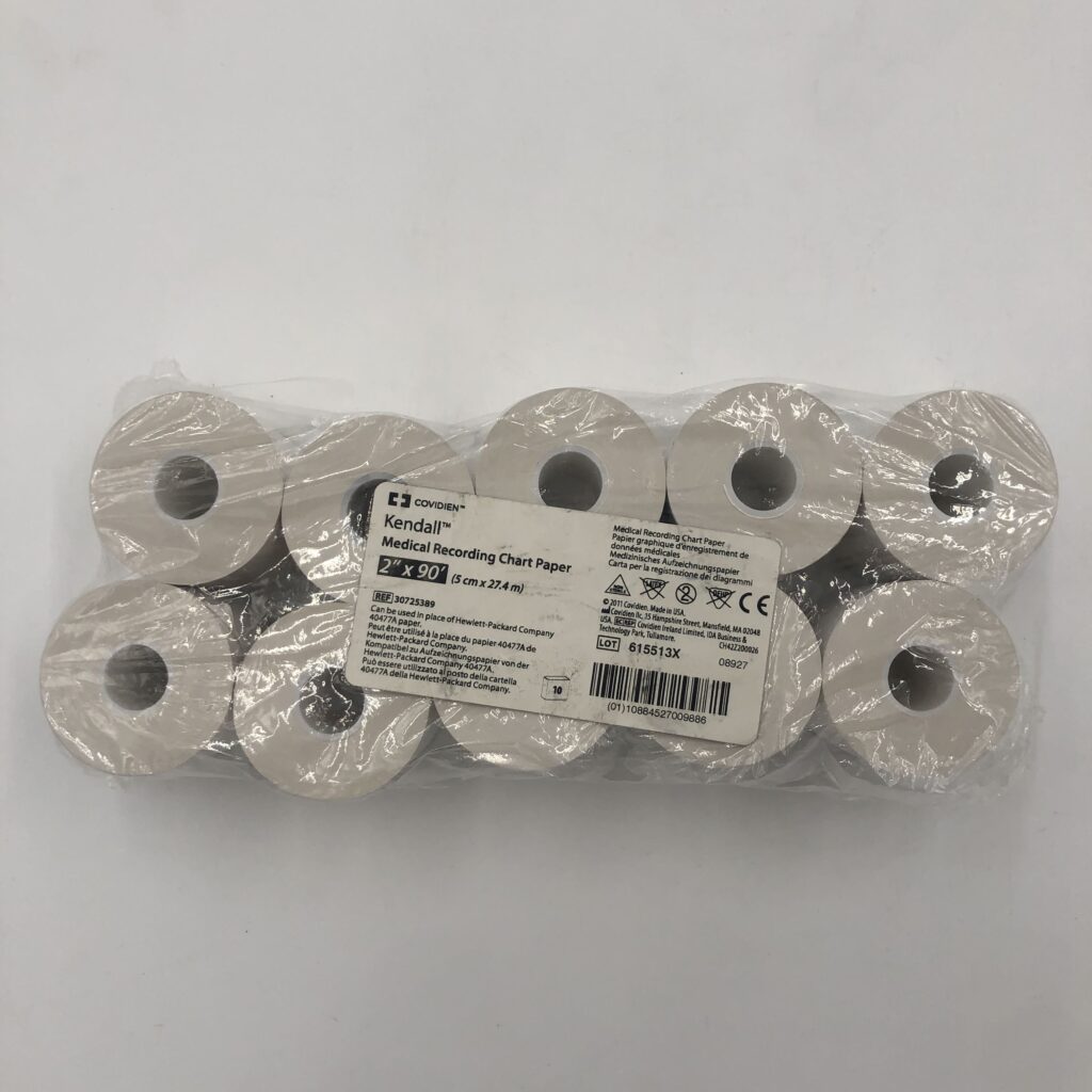 COVIDIEN 30725389 Kendall Medical Recording Chart Paper 5cm x 27.4m (10