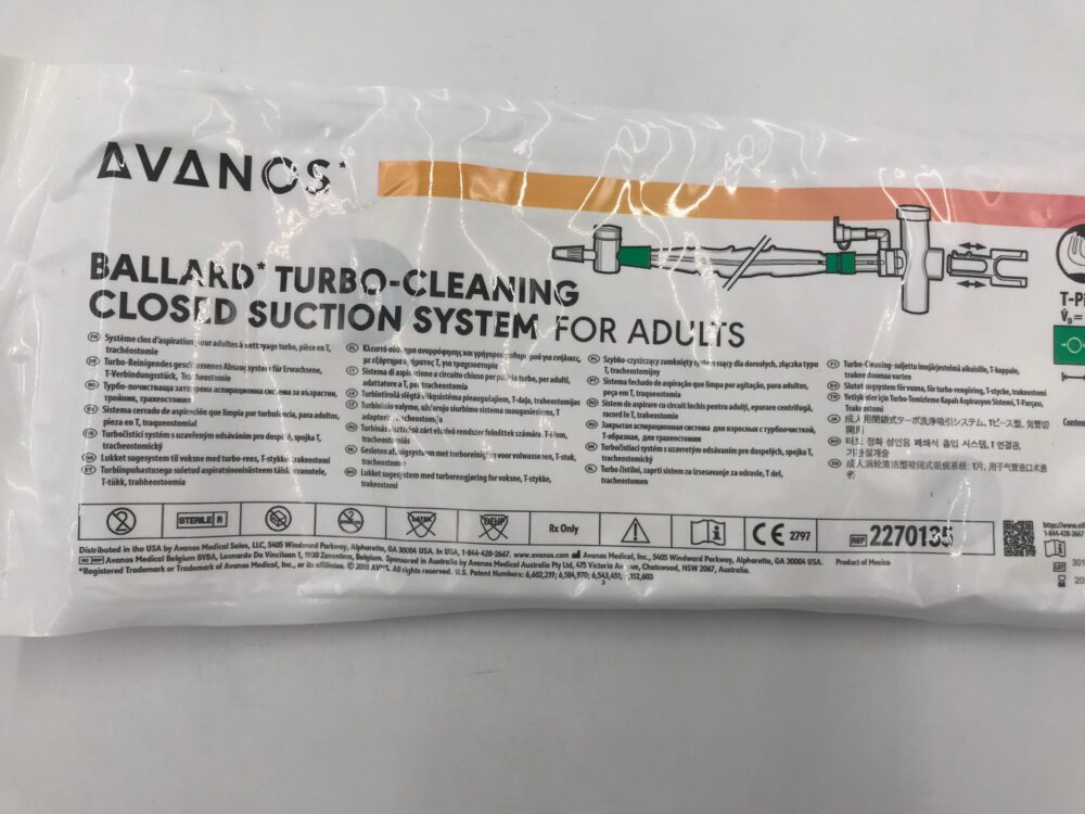Avanos 2270135 Ballard Turbo Cleaning Closed Suction System 14F GB