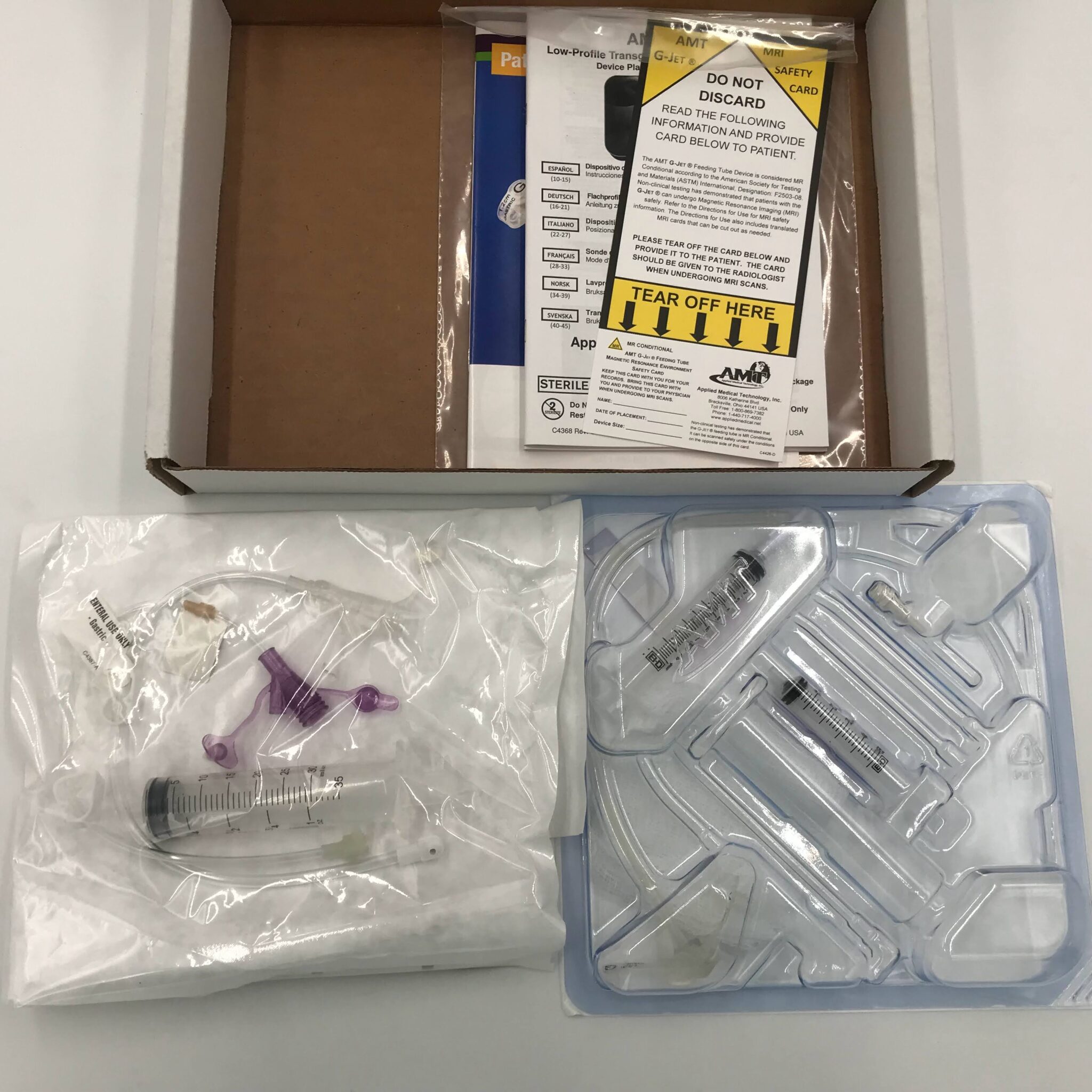 Applied Medical GJ141722 AMT GJet Low Profile Transgastric Jejunal