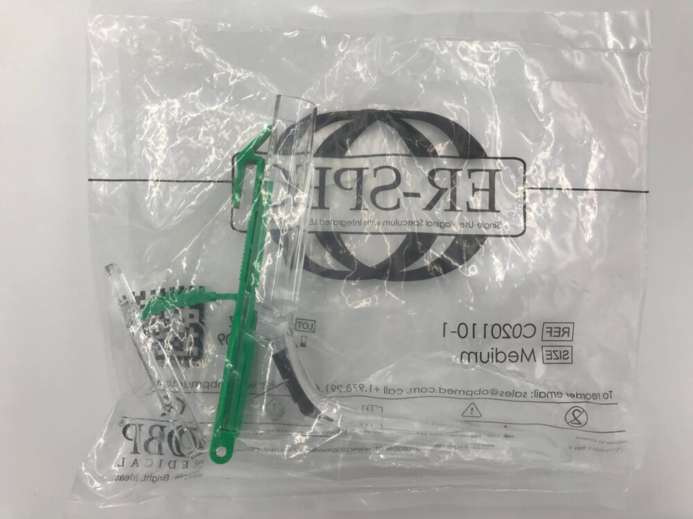 OBP Medical C0201101 ERSPEC SingleUse Vaginal Speculum w/ Integrated