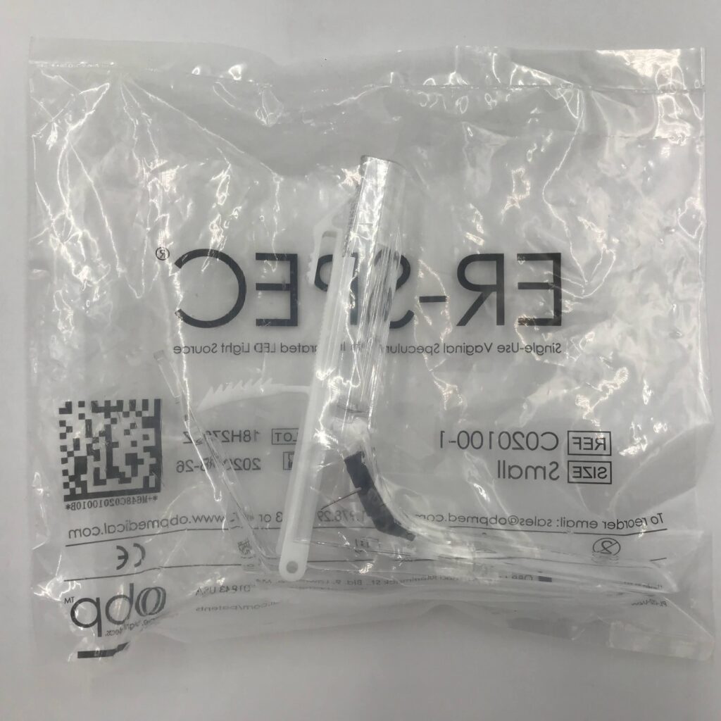 OBP Medical C0201001 ERSPEC SingleUse Vaginal Speculum w/ Integrated