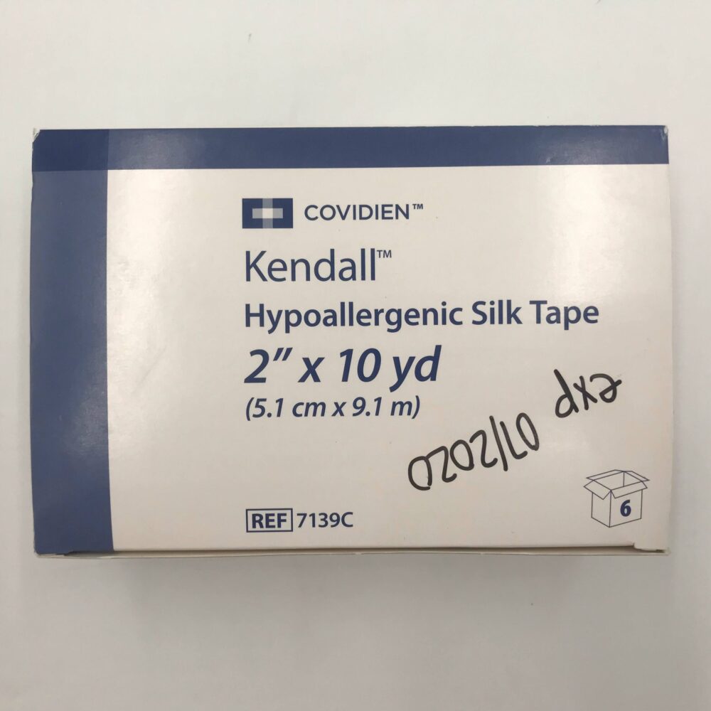Covidien 7139C Kendall Hypoallergenic Silk Tape 2inx10yd (x) GB TECH USA